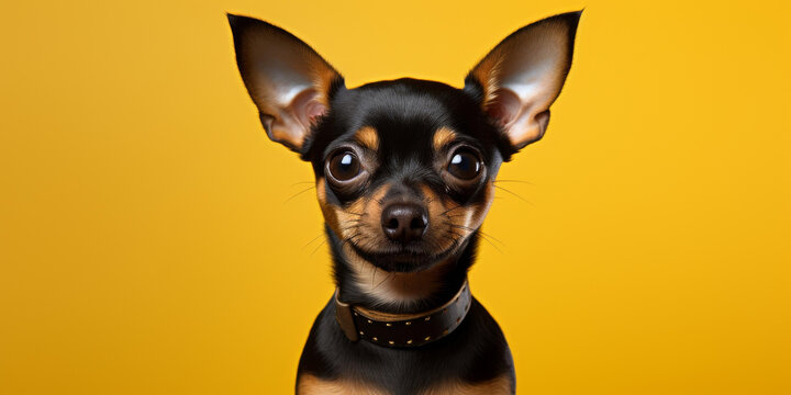 戴項(xiàng)圈的吉娃娃犬