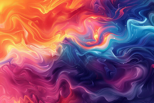 五彩斑斕的星云