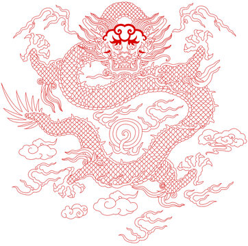 龍線稿