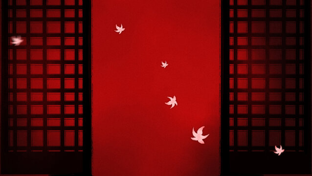 原創(chuàng)古風場景插畫