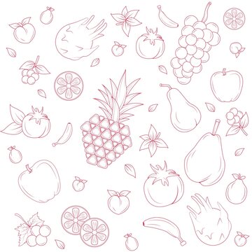 水果圖案紋樣