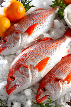 冰鮮紅鯛魚