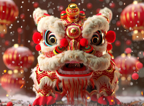 舞龍舞獅鬧元宵
