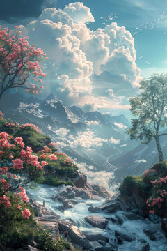 奇幻風(fēng)景畫