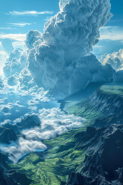 壯觀的火山爆發(fā)