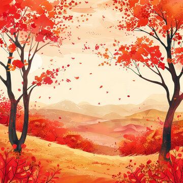 秋山紅葉村
