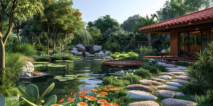 禪意日式庭院