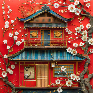 中國(guó)風(fēng)建筑