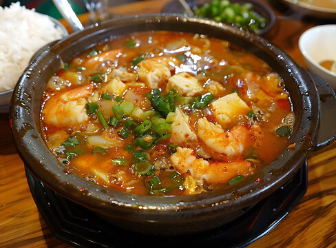 韓式海鮮豆腐湯