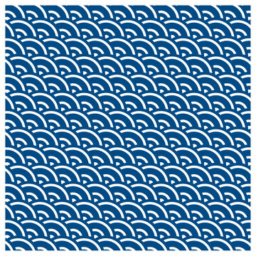 海水波紋圖案