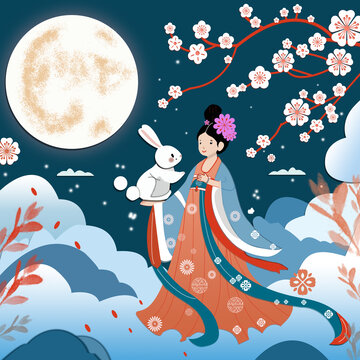 中秋插畫
