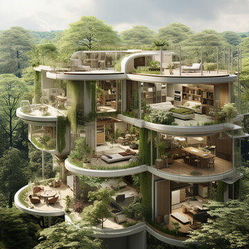 綠色公寓大廈