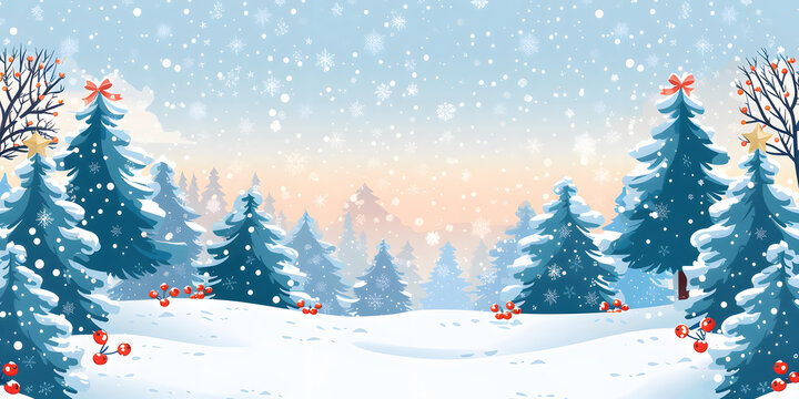 圣誕節(jié)雪景