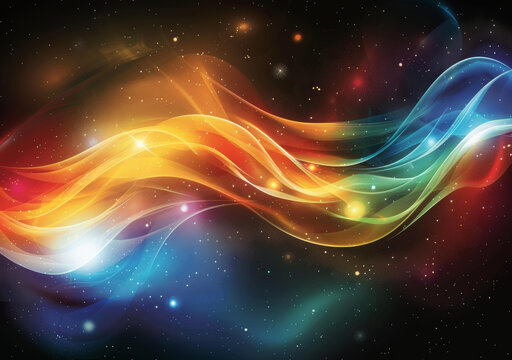 絢麗星云的AI圖片
