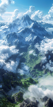 奇幻山地景觀