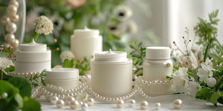 珍珠鮮花護(hù)膚品