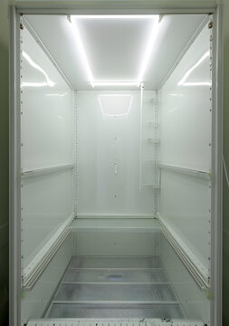 白色金屬架空柜