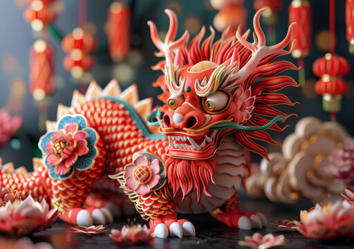 神龍的AI圖片
