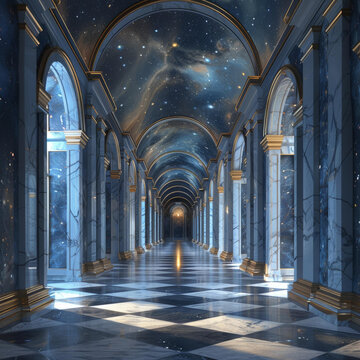 天界走廊穿越星辰的旅程