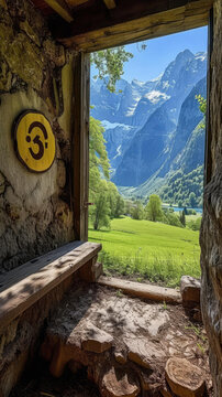 壯麗山景小屋