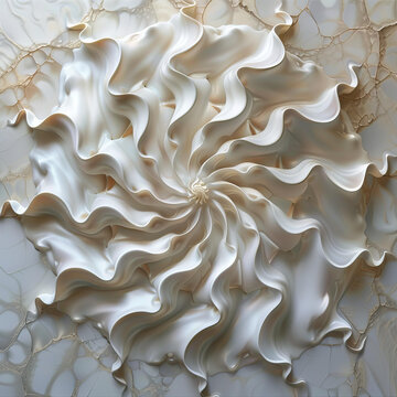 白色大理石抽象花