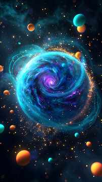 宇宙漩渦：光芒與能量的星球
