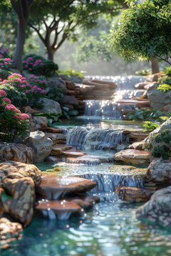 自然山水園林景觀