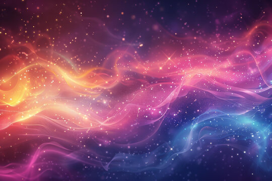 多彩星云的AI圖片