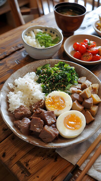 日式牛肉豆腐蓋飯
