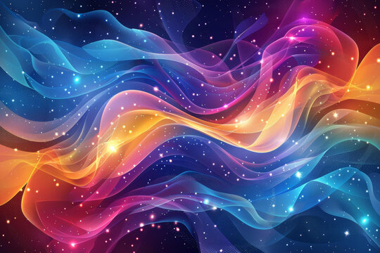 五彩斑斕的星云