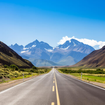 穿越安第斯山脈的公路