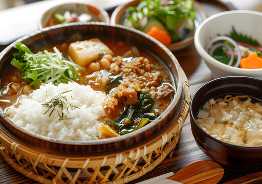 日式咖喱蓋飯定食