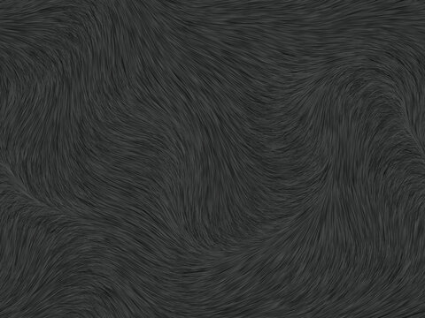 深灰色毛發(fā)紋理