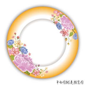 餐具花面