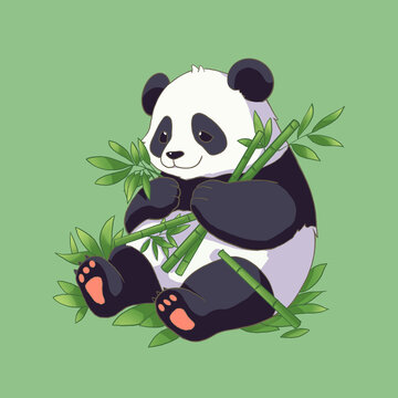 熊貓吃竹子
