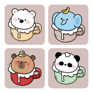 原創(chuàng)卡通動物插畫