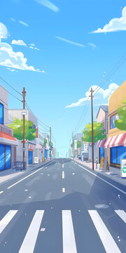 日式街道風(fēng)景