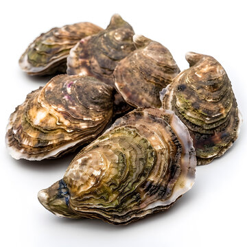 新鮮牡蠣的AI圖片
