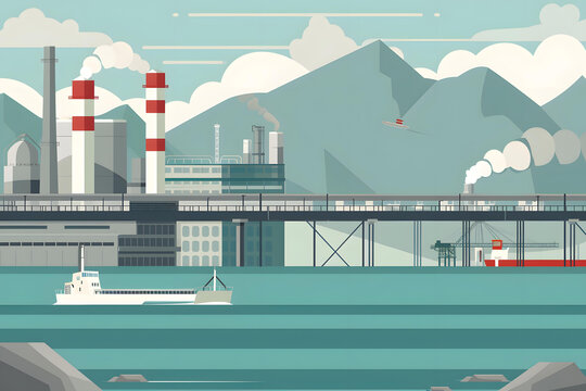山海之間工業(yè)區(qū)風(fēng)景