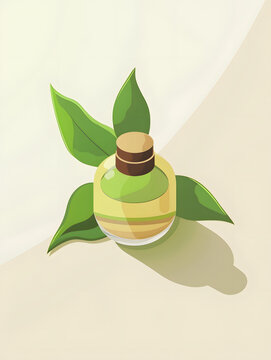 綠茶精油瓶