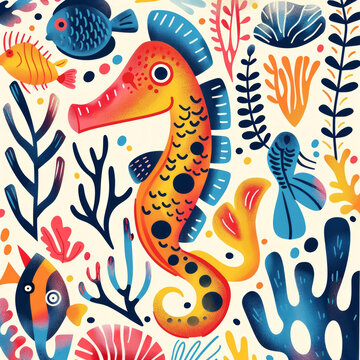 海底生物與植物