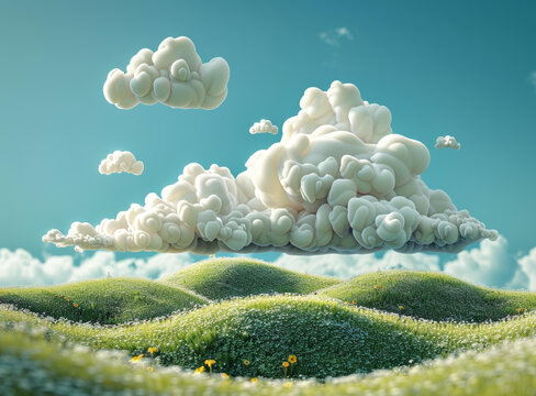 天空中的云朵