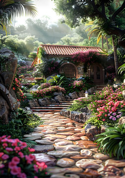 奇幻小屋的AI圖片