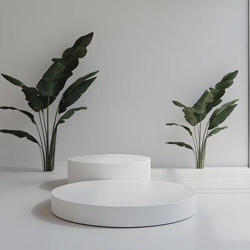 極簡白底展示臺產(chǎn)品展示