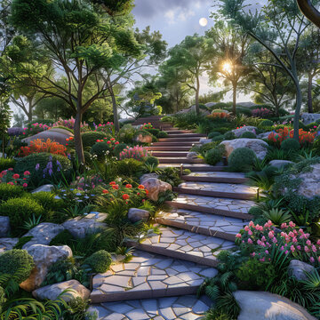 石階花園小徑