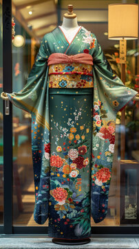 精致華麗的和服展示