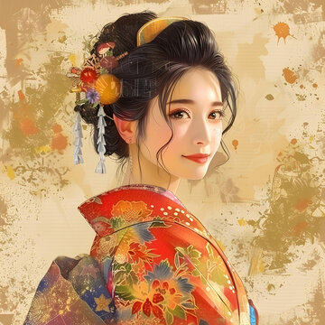 和服少女