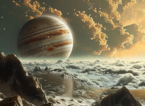 木星巖石衛(wèi)星上的外星景觀歐羅巴