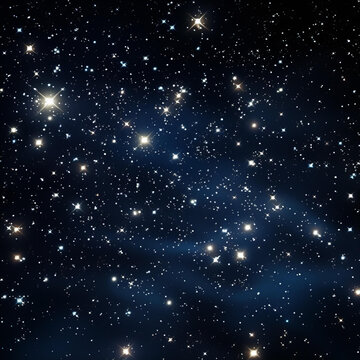 浩瀚的宇宙星河燦爛群星閃耀