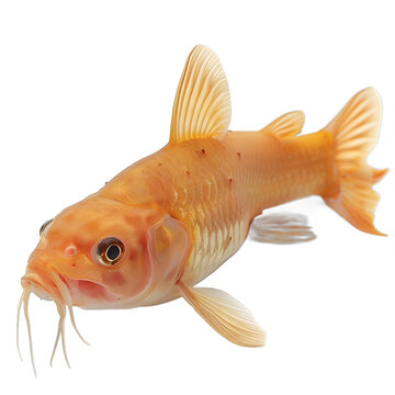 [免摳素材]白色背景上的金魚